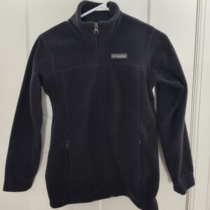 Columbia Kids Black Full-Zip Fleece Hoodie